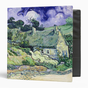 Vincent van Gogh Thatched cottages at Cordeville Binder