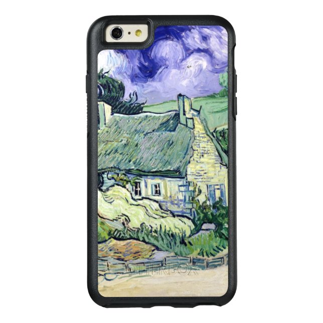 Vincent van Gogh | Thatched cottages at Cordeville Otterbox iPhone Case (Back)