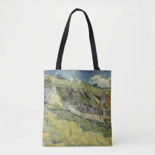 Vincent van Gogh - Thatched Cottages Tote Bag