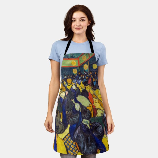 Vincent van Gogh - The ballroom at Arles Apron (Worn)