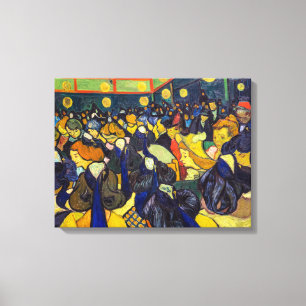 Vincent van Gogh - The ballroom at Arles Canvas Print