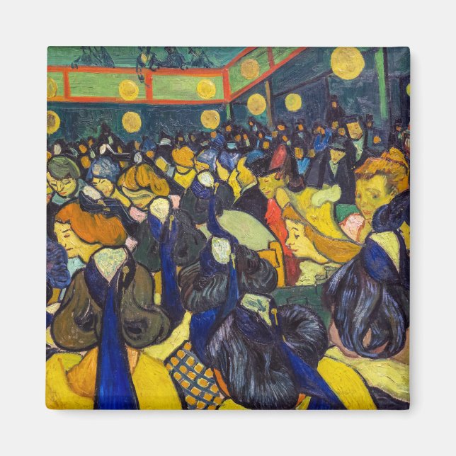 Vincent van Gogh - The ballroom at Arles Magnet (Front)
