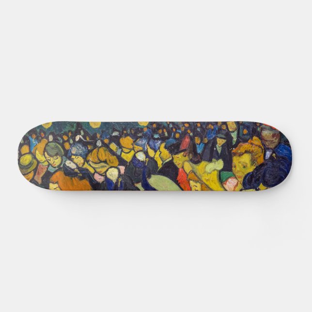 Vincent van Gogh - The ballroom at Arles Skateboard (Horz)