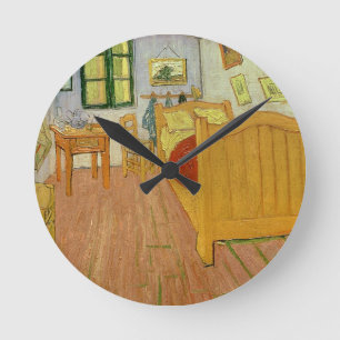 Vincent van Gogh   The Bedroom, 1888 Round Clock