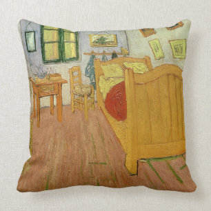 Vincent van Gogh The Bedroom, 1888 Throw Pillow