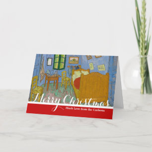 Vincent Van Gogh The Bedroom Holiday Card
