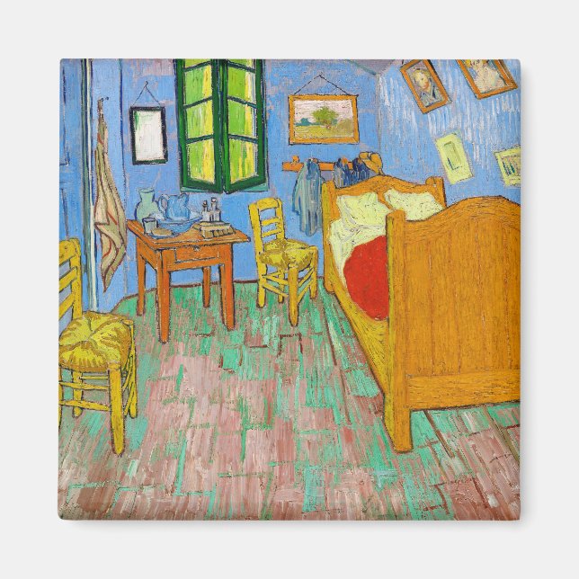 Vincent Van Gogh The Bedroom in Arles Magnet (Front)