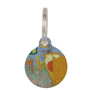 Vincent Van Gogh The Bedroom Pet Tag