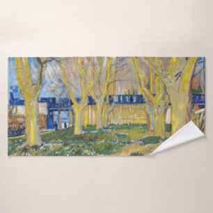 Vincent van Gogh - The Blue Train Bath Towel Set