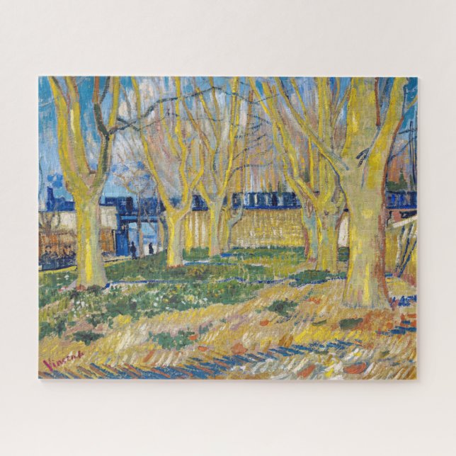 Vincent van Gogh - The Blue Train Jigsaw Puzzle (Horizontal)