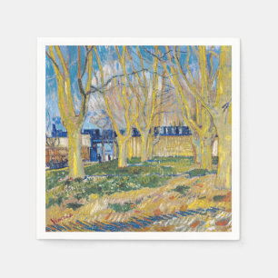 Vincent van Gogh - The Blue Train Napkin