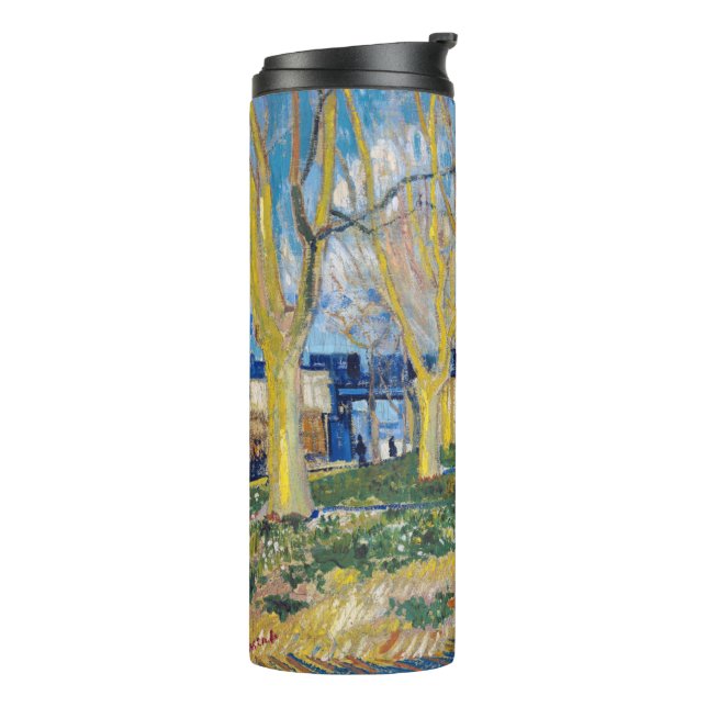 Vincent van Gogh - The Blue Train Thermal Tumbler (Rotated Left)