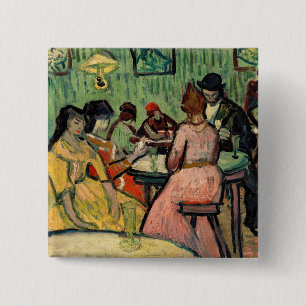 Vincent van Gogh - The Brothel 2 Inch Square Button