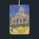 Vincent van Gogh - The Church at Auvers Air Freshener<br><div class="desc">The Church at Auvers / l'Eglise à Auvers-sur-oise by Vincent Van Gogh in 1890</div>