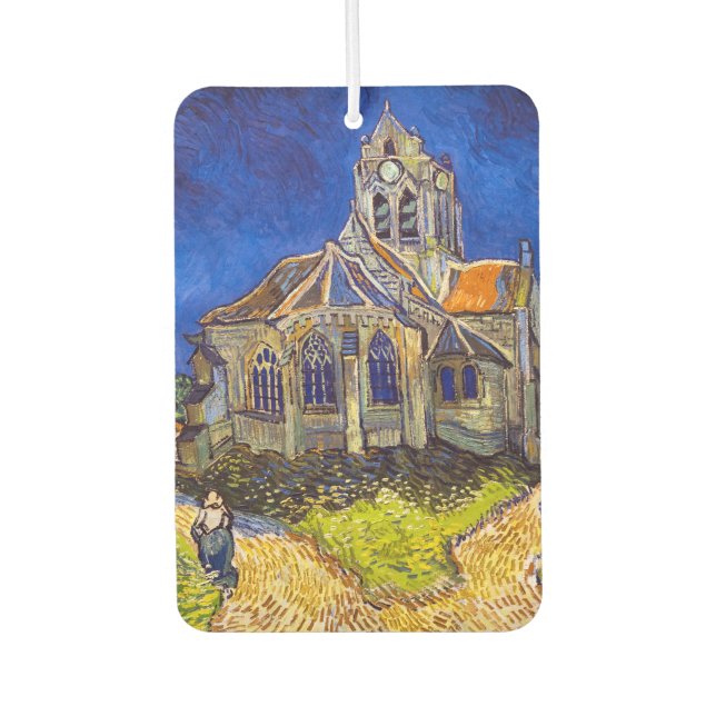 Vincent van Gogh - The Church at Auvers Air Freshener (Front)