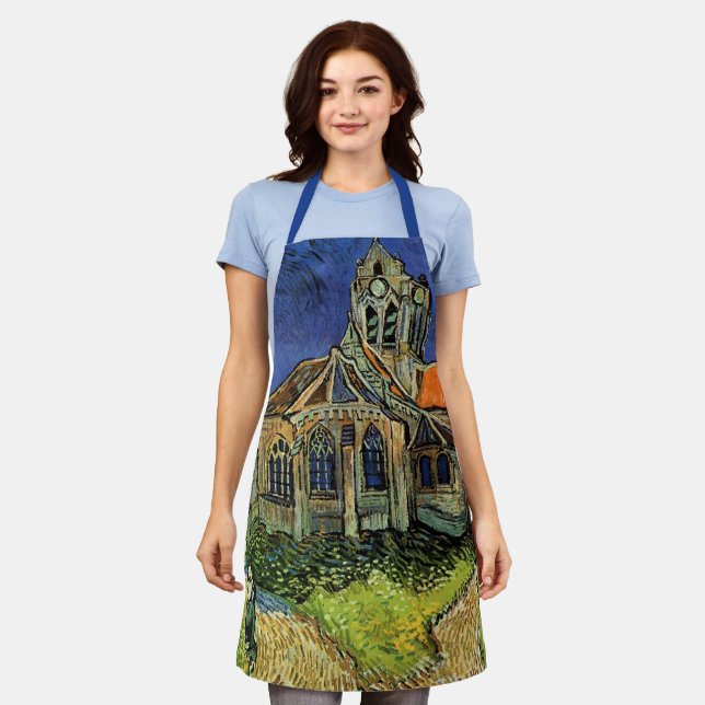 Vincent van Gogh - The Church at Auvers Apron (Worn)