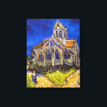 Vincent van Gogh - The Church at Auvers Canvas Print<br><div class="desc">The Church at Auvers / l'Eglise à Auvers-sur-oise by Vincent Van Gogh in 1890</div>