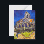 Vincent van Gogh - The Church at Auvers Card<br><div class="desc">The Church at Auvers / l'Eglise à Auvers-sur-oise by Vincent Van Gogh in 1890</div>