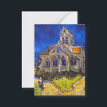 Vincent van Gogh - The Church at Auvers Card<br><div class="desc">The Church at Auvers / l'Eglise à Auvers-sur-oise by Vincent Van Gogh in 1890</div>