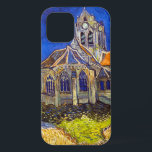 Vincent van Gogh - The Church at Auvers iPhone 12 Case<br><div class="desc">The Church at Auvers / l'Eglise à Auvers-sur-oise by Vincent Van Gogh in 1890</div>