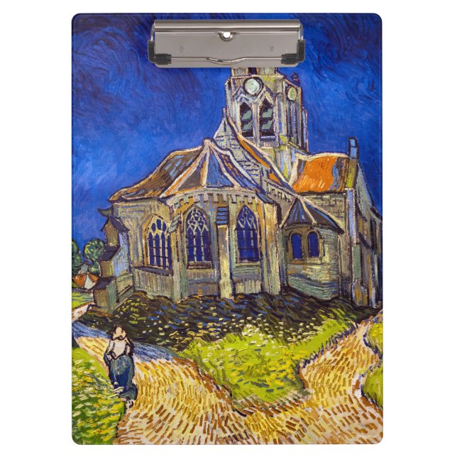 Vincent van Gogh - The Church at Auvers Clipboard (Front)