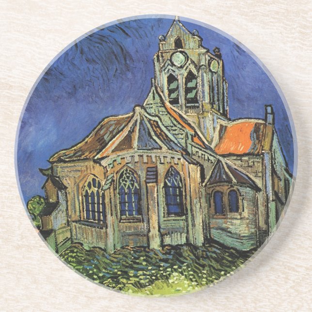 Vincent van Gogh - The Church at Auvers Coaster (Front)