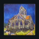 Vincent van Gogh - The Church at Auvers Magnet<br><div class="desc">The Church at Auvers / l'Eglise à Auvers-sur-oise by Vincent Van Gogh in 1890</div>