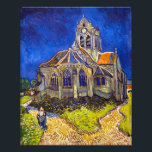 Vincent van Gogh - The Church at Auvers Photo Print<br><div class="desc">The Church at Auvers / l'Eglise à Auvers-sur-oise by Vincent Van Gogh in 1890</div>