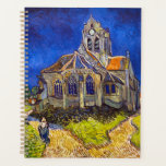 Vincent van Gogh - The Church at Auvers Planner<br><div class="desc">The Church at Auvers / l'Eglise à Auvers-sur-oise by Vincent Van Gogh in 1890</div>