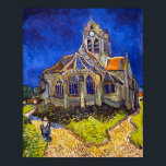 Vincent van Gogh - The Church at Auvers Poster<br><div class="desc">The Church at Auvers / l'Eglise à Auvers-sur-oise by Vincent Van Gogh in 1890</div>
