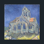 Vincent van Gogh | The Church at Auvers-sur-Oise Magnet<br><div class="desc">The Church at Auvers-sur-Oise, 1890 | by Vincent van Gogh | Art Location: Musee d'Orsay, Paris, France | Dutch Artist | Image Collection Number: XIR33823</div>