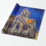Vincent van Gogh - The Church at Auvers Wrapping Paper<br><div class="desc">The Church at Auvers / l'Eglise à Auvers-sur-oise by Vincent Van Gogh in 1890</div>