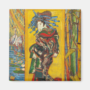 Vincent Van Gogh The Courtesan after Eisen Magnet
