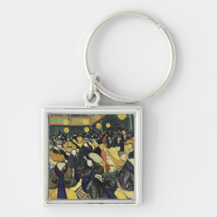 Vincent van Gogh The Dance Hall at Arles, 1888 Keychain