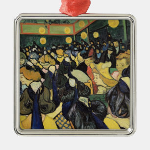 Vincent van Gogh   The Dance Hall at Arles, 1888 Metal Ornament