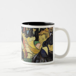 Vincent van Gogh The Dance Hall at Arles, 1888 Two-Tone Coffee Mug