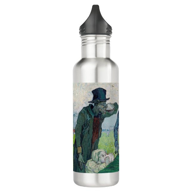 Vincent van Gogh - The Drinkers, after Daumier 710 Ml Water Bottle (Left)