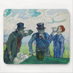 Vincent van Gogh - The Drinkers, after Daumier Mouse Pad