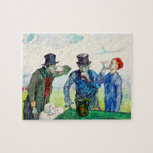 Vincent Van Gogh The Drinkers Fine Art Jigsaw Puzzle