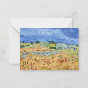 Vincent van Gogh - The fields / Plain at Auvers Card