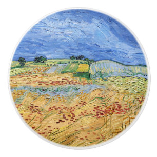 Vincent van Gogh - The fields / Plain at Auvers Ceramic Knob