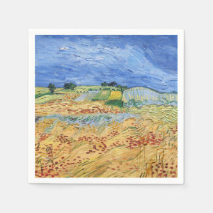 Vincent van Gogh - The fields / Plain at Auvers Napkin