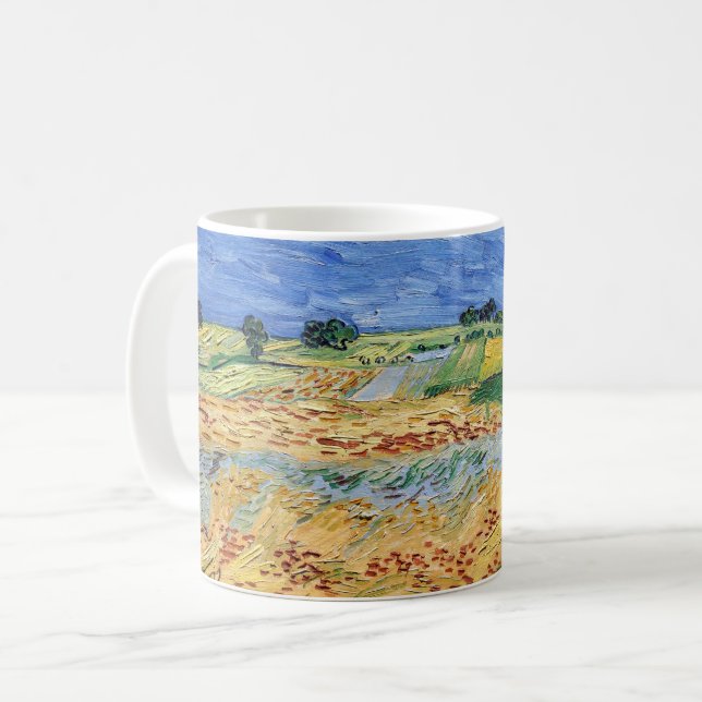 Vincent van Gogh - The Fields / Wheat Fields Coffee Mug (Front Left)