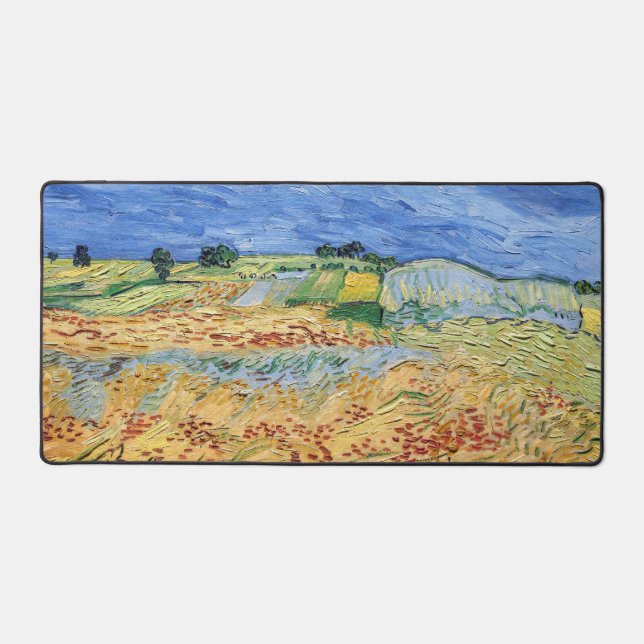 Vincent van Gogh - The Fields / Wheat Fields Desk Mat (Front)