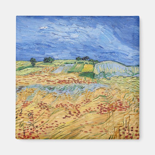Vincent van Gogh - The Fields / Wheat Fields Magnet (Front)