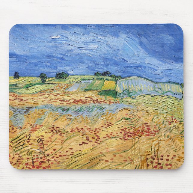 Vincent van Gogh - The Fields / Wheat Fields Mouse Pad (Front)