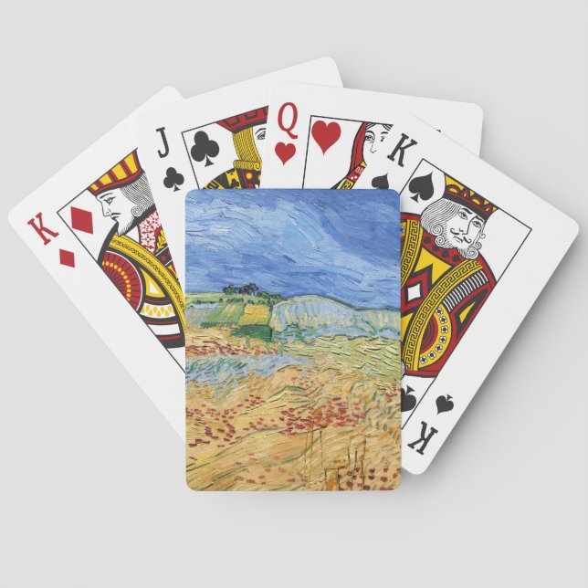 Vincent van Gogh - The Fields / Wheat Fields Playing Cards (Back)