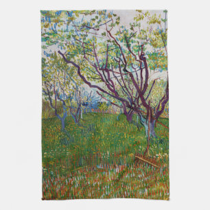 Vincent van Gogh - The Flowering Orchard Kitchen Towel