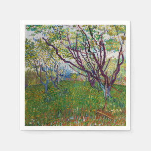 Vincent van Gogh - The Flowering Orchard Napkin