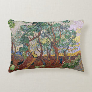 Vincent van Gogh   The Garden of St. Paul Hospital Accent Pillow